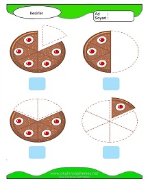Kesirler Çalışma Sayfaları
